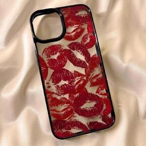 Red Lipstick iPhone 15 Pro Max Case